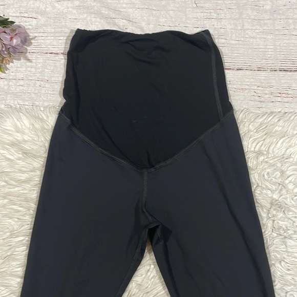 Seraphine Black Maternity Activewear & Yoga Power Leggings - Picture 8 of 11